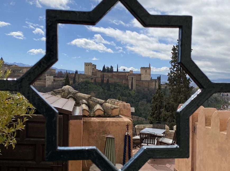 Hotel vistas Alhambra Granada La Casa Juan Ranas Salón Vistas Alhambra